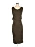 Leith Solid Brown Casual Dress Size S - photo 1