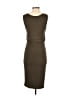 Leith Solid Brown Casual Dress Size S - photo 2