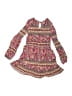 Truly Me 100% Rayon Paisley Pink Dress Size 7 - photo 2