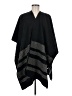 Ike Behar 100% Polyester Black Poncho One size - photo 1