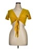 Unbranded Yellow Short Sleeve Top Size XL - photo 1