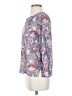 Talbots 100% Cotton Paisley Blue 3/4 Sleeve Blouse Size XS - photo 5