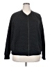 Caslon Polka Dots Black Track Jacket Size 3X - photo 1