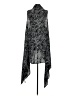 Ellos 100% Rayon Graphic Black Swimsuit Cover Up Size 0 - photo 2