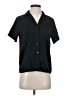 Fabletics Black Short Sleeve Blouse Size 1 (estimated) - photo 1