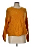 Grace & Mila Chevron-herringbone Orange Pullover Sweater Size L - photo 1