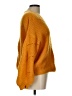 Grace & Mila Chevron-herringbone Orange Pullover Sweater Size L - photo 4