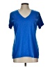 Reebok 100% Polyester Blue Active T-Shirt Size L - photo 1