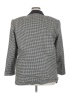 Prophecy Houndstooth Gray Wool Blazer Size 18W - photo 2