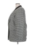 Prophecy Houndstooth Gray Wool Blazer Size 18W - photo 5
