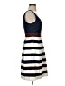 Leifnotes 100% Cotton Stripes Multi Color Blue Casual Dress Size 0 - photo 4