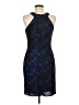 NW Nightway 100% Polyester Stars Blue Cocktail Dress Size 8 - photo 2