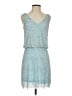 Xscape Stars Blue Cocktail Dress Size 2 - photo 1