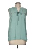 My Michelle 100% Polyester Teal Sleeveless Blouse Size M - photo 1