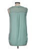 My Michelle 100% Polyester Teal Sleeveless Blouse Size M - photo 2