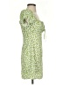 Shein 100% Polyester Green Casual Dress Size 2 - photo 4