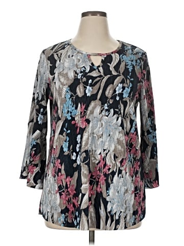 Cj Banks 3/4 Sleeve Blouse (view 1)