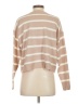 Shein 100% Acrylic Stripes Tan Pullover Sweater Size S - photo 2