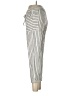 Laundry by Shelli Segal Stripes Silver Casual Pants Size 6 - photo 5