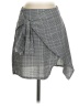 Unbranded Plaid Gray Casual Skirt Size S - photo 1