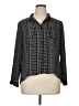 Unique Spectrum Houndstooth Gray Long Sleeve Button-Down Shirt Size XL - photo 1