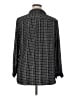 Unique Spectrum Houndstooth Gray Long Sleeve Button-Down Shirt Size XL - photo 2