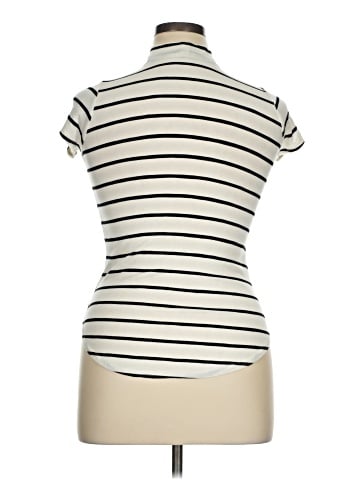 Aqua Short Sleeve Turtleneck (view 2)