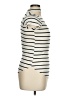 Aqua Stripes Ivory Short Sleeve Turtleneck Size XL - photo 4