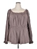 Torrid Gray 3/4 Sleeve Blouse Size 4X Plus (4) - photo 1