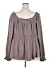 Torrid Gray 3/4 Sleeve Blouse Size 4X Plus (4) - photo 2