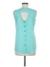 Mine Teal Sleeveless Blouse Size M - photo 2