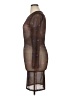 Assorted Brands Graphic Brown Cocktail Dress Size XL - photo 5