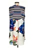 Fig and Flower 100% Polyester Floral Multi Color Ivory Sleeveless Blouse Size S - photo 2