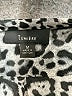 Lumiere Animal Print Silver Long Sleeve Blouse Size M - photo 7