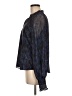 Aqua 100% Polyester Blue Long Sleeve Blouse Size M - photo 5