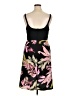 CAbi 100% Polyester Tropical Black Cocktail Dress Size XL - photo 2
