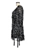 Feathers 100% Polyester Paisley Black Casual Dress Size M - photo 5