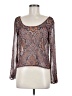 Love Squared 100% Polyester Gray Long Sleeve Blouse Size M - photo 1