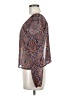 Love Squared 100% Polyester Gray Long Sleeve Blouse Size M - photo 5