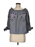 American Eagle Outfitters Gray 3/4 Sleeve Blouse Size M - photo 1