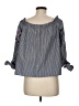 American Eagle Outfitters Gray 3/4 Sleeve Blouse Size M - photo 2