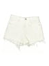 AMO Ivory Denim Shorts Size 27 waist - photo 1