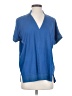 Adolfo Dominguez Blue Short Sleeve Blouse Size XS - photo 1