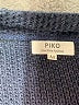 Piko 100% Acrylic Blue Cardigan Size M - photo 7