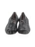 Array 100% Leather Paisley Black Gray Flats Size 8 1/2 - photo 2