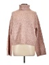 Industry Tweed Pink Turtleneck Sweater Size L - photo 1