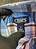 Chaps Plaid Blue Short Sleeve Button-Down Shirt Size 7 - photo 3