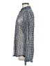 CAbi Checkered-gingham Blue Long Sleeve Button-Down Shirt Size M - photo 5