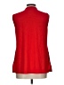Ann Taylor Factory 100% Polyester Red Sleeveless Blouse Size L - photo 2