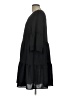 Unbranded Solid Black Casual Dress Size L - photo 5